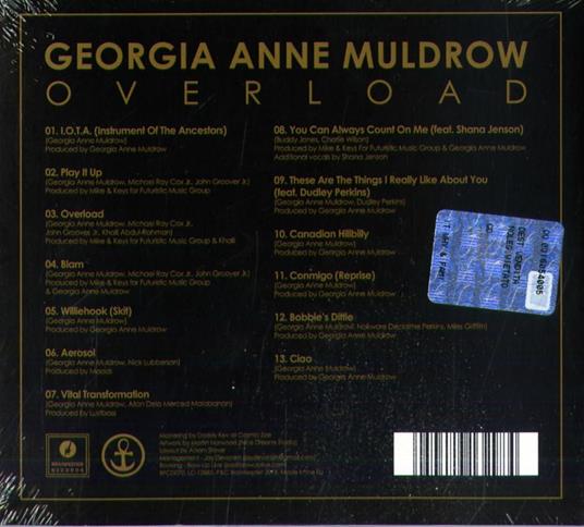 Overload - CD Audio di Georgia Anne Muldrow - 2