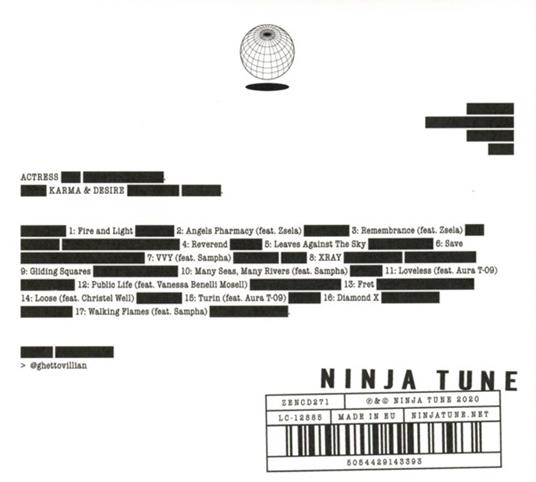 Karma & Desire - CD Audio di Actress - 2