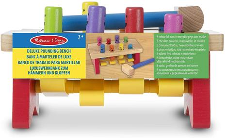 Melissa & Doug 14490 - Banco di Lavoro in Legno Martella e Batti - 5