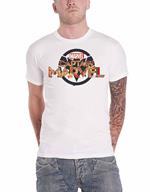 T Shirt # Xxl Unisex White # Captain Marvel New Logo