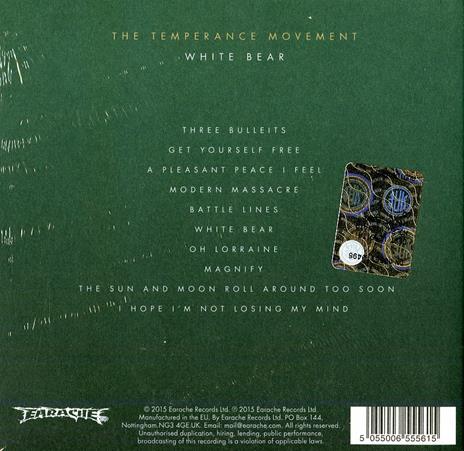 White Bear - CD Audio di Temperance Movement - 2