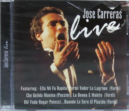 Live - CD Audio di José Carreras