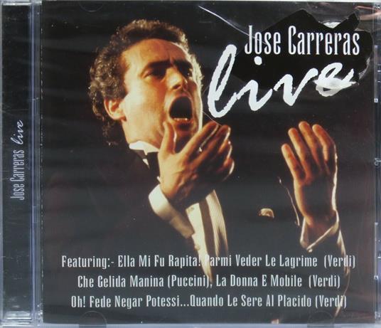 Live - CD Audio di José Carreras
