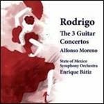 3 Concerti per chitarra - CD Audio di Joaquin Rodrigo,Enrique Batiz,Alfonso Moreno,State of Mexico Symphony Orchestra