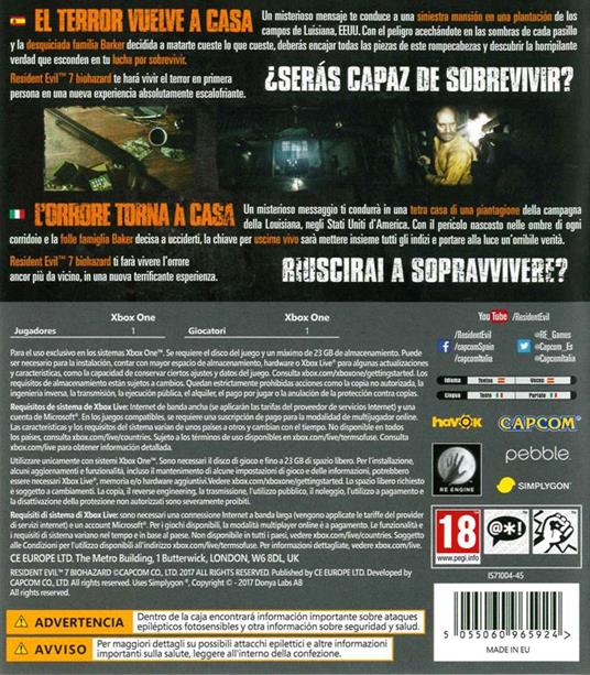 Resident Evil 7 Biohazard - XONE - 3