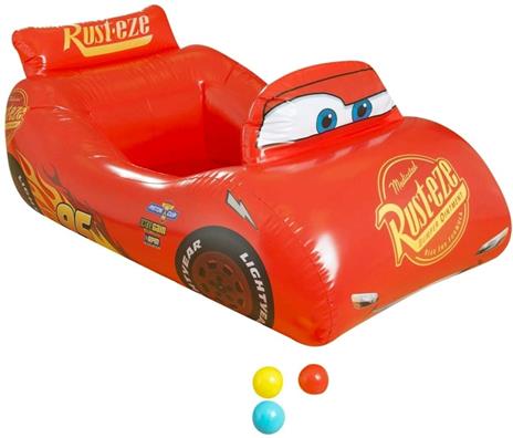 Sambro - Piscina con 10 Palline di Cars 3, Colore: Rosso (DSC8-7094) - 3