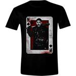 T-Shirt Unisex Walking Dead. Negan Playing Card Black