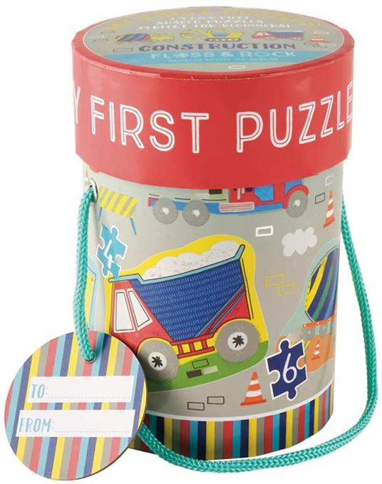 Floss & Rock Fls40P3595 - My First Puzzles Construction 3, 4, 6, 8 Piece - 3