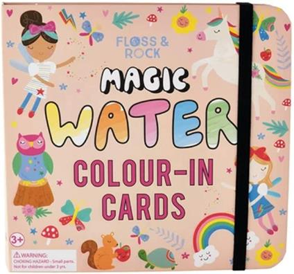 Floss & Rock Fls40P3604 - Magic Water Colour-In Cards Rainbow Fairy