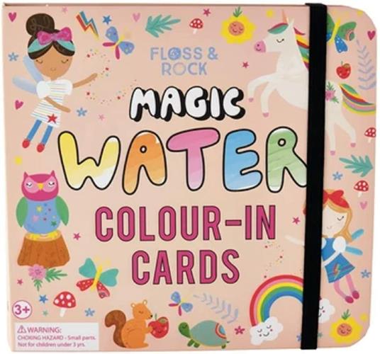 Floss & Rock Fls40P3604 - Magic Water Colour-In Cards Rainbow Fairy