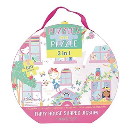 Floss Rock 42P6336 - Puzzle 3 in 1, 100 pezzi