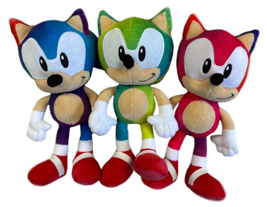 Peluche Sonic Colorato 30cm - Varianti Colori Assortiti