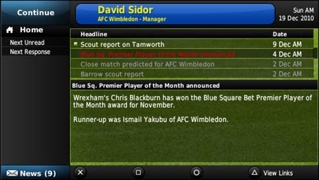 Football Manager 2011 - 6