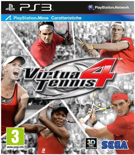 Halifax Virtua Tennis 4, PS3 videogioco PlayStation 3 Inglese, ITA