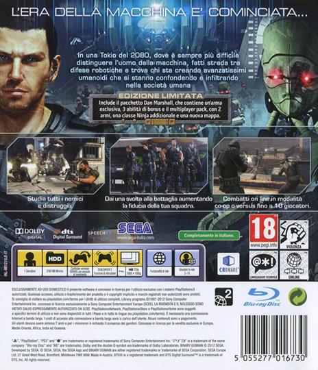 Binary Domain Limited Edition - 3