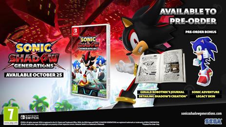 Switch Sonic x Shadow Generation eu - 2