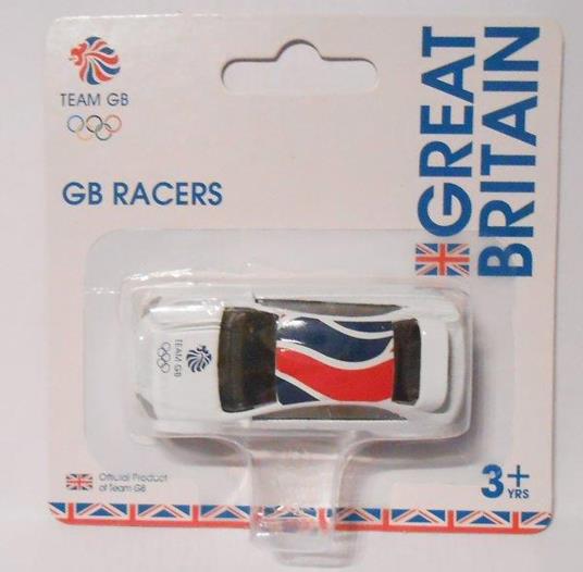 Corgi GB Racers Saloon White London 2012 Diecast - 2