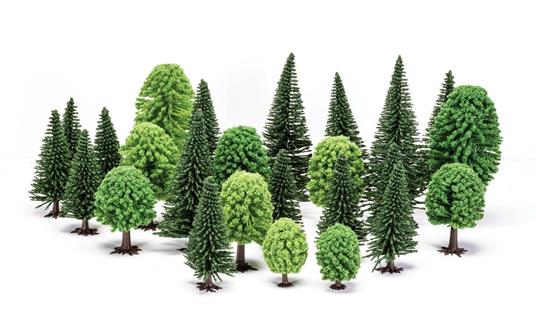 Albero Modellismo. Alberi Misti (Decidui E Di Abete)