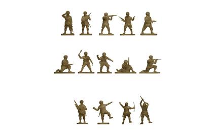 Soldatini Us Paratroops Series 0. Vintage Classics