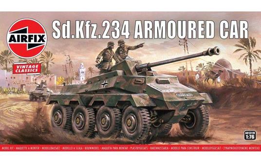 Airfix: Sdkfz.234 Armoured Car (Carro Armato In Plastica)