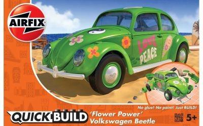 Set Costruzione Macchina Quickbuild. Volkswagen Beetle Flower-Power - 2
