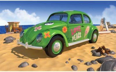 Set Costruzione Macchina Quickbuild. Volkswagen Beetle Flower-Power - 6