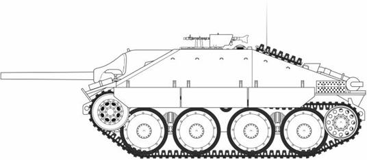 Airfix Jagdpanzer 38 Tonne Hetzer "Early Version" Carro Armato In Plastica