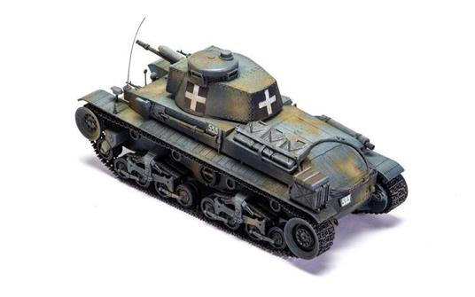 Airfix: German Light Tank Pz.Kpfw.35(T) (Carro Armato In Plastica) - 3