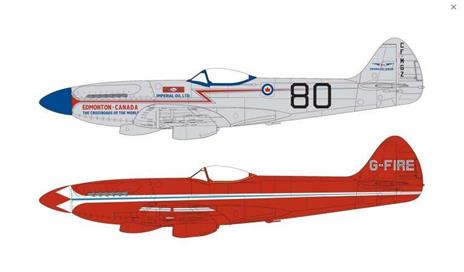 Airfix: Supermarine Spitfire MkXIV Race Schemes (Aereo In Plastica) - 2