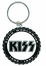 Portachiavi Kiss. Buzz Saw Logo in Metallo
