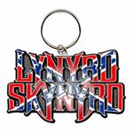 Portachiavi Lynyrd Skynyrd. Flag Logo in Metallo