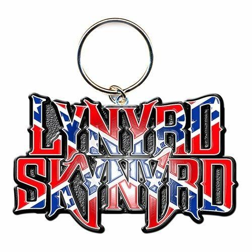 Portachiavi Lynyrd Skynyrd. Flag Logo in Metallo