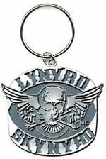 Portachiavi Lynyrd Skynyrd. Biker Patch Logo in Metallo