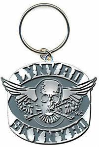 Portachiavi Lynyrd Skynyrd. Biker Patch Logo in Metallo