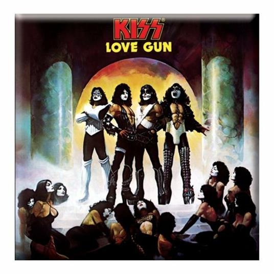 Magnete in metallo Kiss. Love Gun