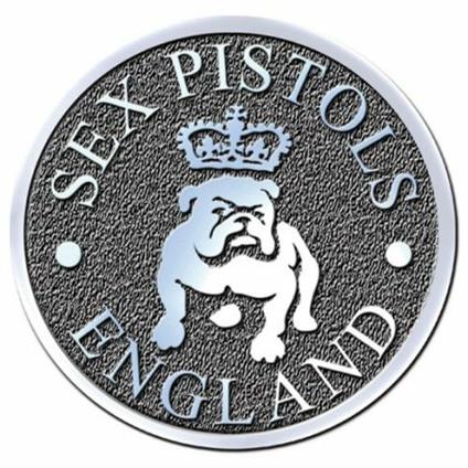 Spilla in Metallo Sex Pistols. Bull Dog England
