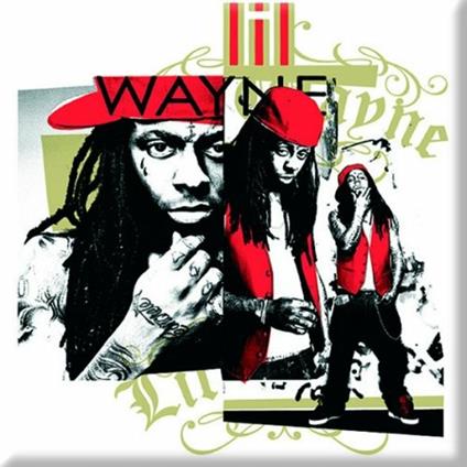 Magnete Lil Wayne. Red Cap Montage