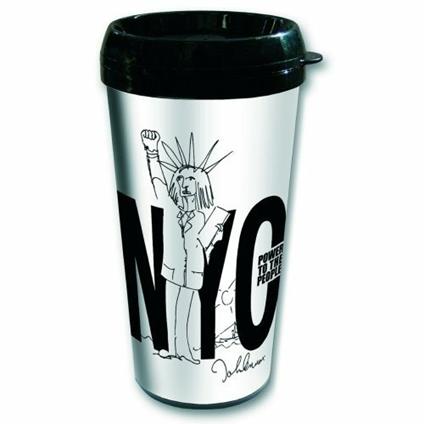 Tazza da viaggio John Lennon. NYC / Power to the People