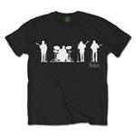 T-Shirt The Beatles Men's Tee: Saville Row Line Up With White Silhouettes