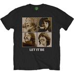 T-Shirt The Beatles Men's Tee: Let It Be Sepia