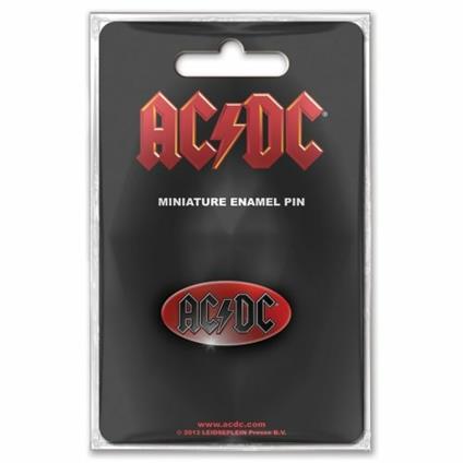 Mini Spilla Ac/Dc. Oval Logo