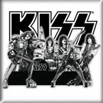 Magnete in metallo Kiss. Band
