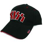 Cappellino. Kiss Baseball Red On White Logo