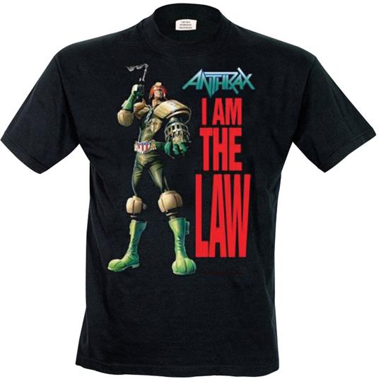 T-Shirt uomo Anthrax. I Am the Law