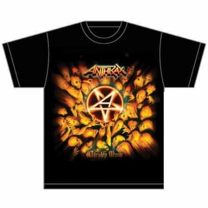 T-Shirt Anthrax Men's Tee: Worship Music