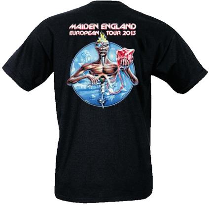 T-Shirt uomo Iron Maiden. Euro Tour