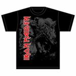 T-Shirt Iron Maiden Men's Tee: Hi Contrast Trooper