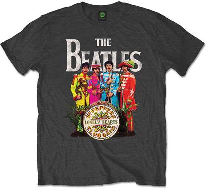 T-shirt unisex Beatles. Sgt. Pepper Charcoal