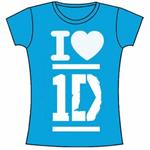 T-Shirt Donna One Direction. I Love