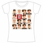 T-Shirt Donna One Direction. Polaroid Band
